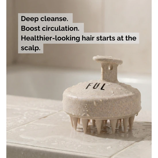 FUL SCALP MASSAGER SHAMPOO BRUSH