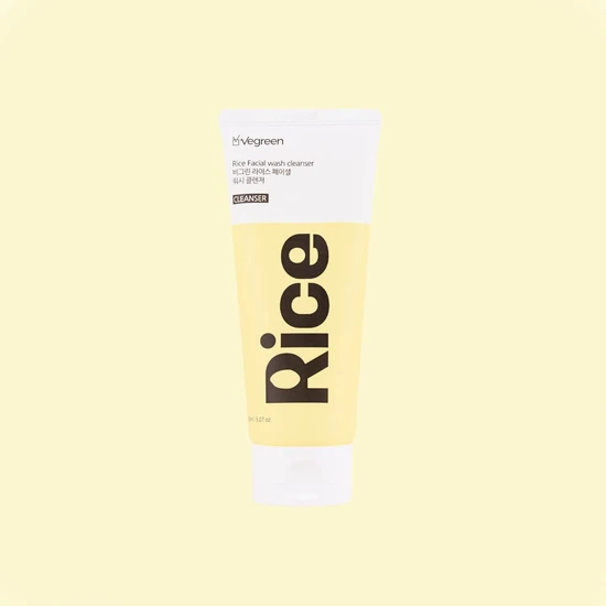 VEGREEN Rice Facial Wash Gel Cleanser 150ml