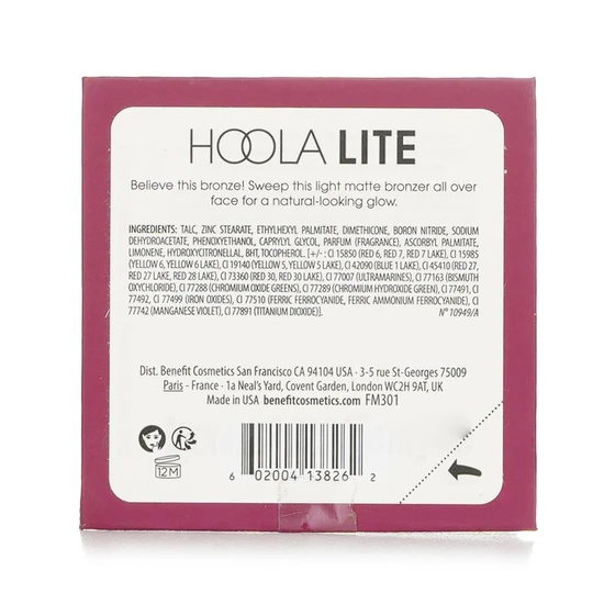 Benefit Hoola Light Matte Bronzer hoola Lite