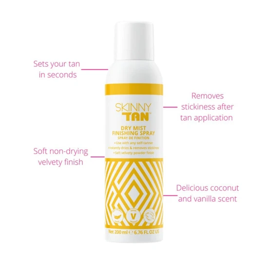 Skinny Tan Dry Mist Finishing Spray 200ml