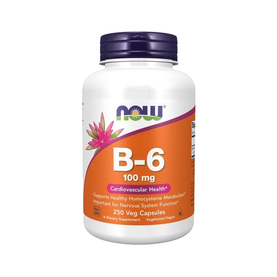 NOW Foods Vitamin B-6 100mg - 250 Capsules
