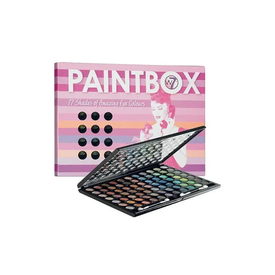 W7 Paintbox Eyeshadow Palette 77 Piece
