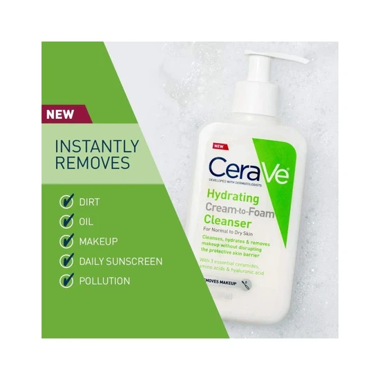 CeraVe Cream To Foam Cleanser 236ml