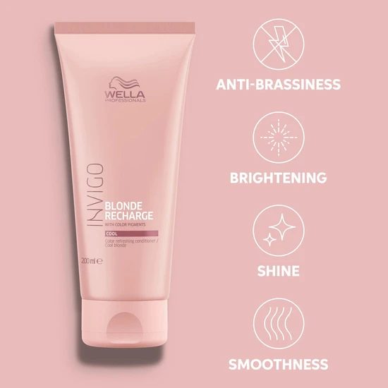 Wella Invigo Cool Blonde Recharge Colour Refreshing Conditioner 200ml