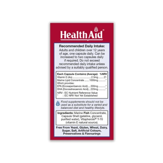 Health Aid Hartgard EPA 1000 Capsules 30 Capsules