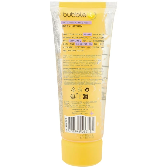 Bubble T Vitamin C Hybrid Booster Body Lotion 200ml