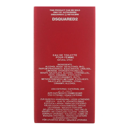 Dsquared2 Red Wood Eau De Toilette 50ml