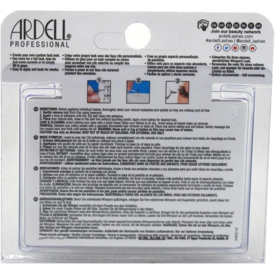 Ardell Dura Knotted Flares Eyelashes Medium Black