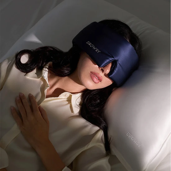 Drowsy Midnight Blue Swarovski Embellished Logo