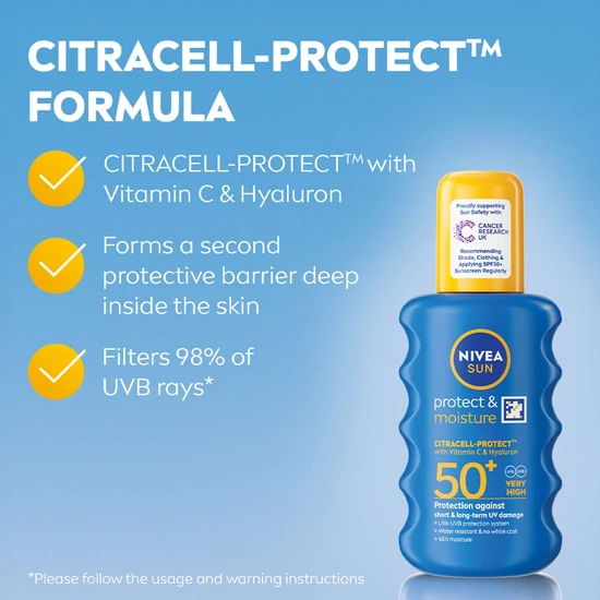 Nivea Protect & Moisture SPF 50+ Spray 200ml