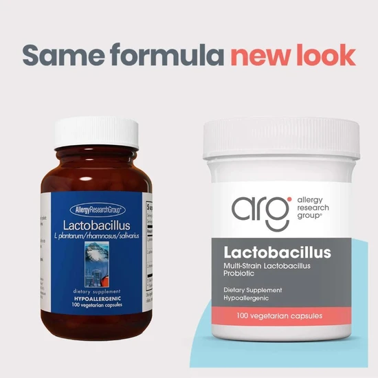 Allergy Research Group Lactobacillus plantarum/rhamnosus/salivarius Capsules 100 Capsules