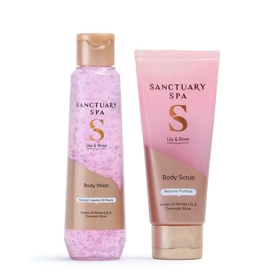Sanctuary Spa Lily & Rose Bodycare Duo Gift Set