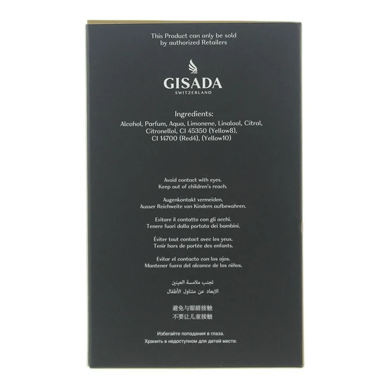 Gisada Uomo Eau De Parfum 100ml