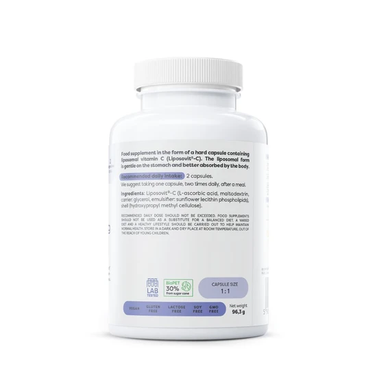 Osavi Liposomal Vitamin C 1000mg Capsules 120 Capsules