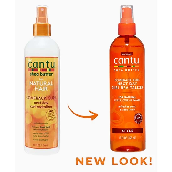 Cantu For Natural Hair Comeback Curl Next Day Curl Revitalizer