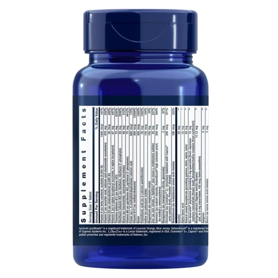 Life Extension One-Per-Day Tablets 60 Tablets