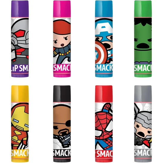 Lip Smacker Marvel Character Lip Balm Party Pack