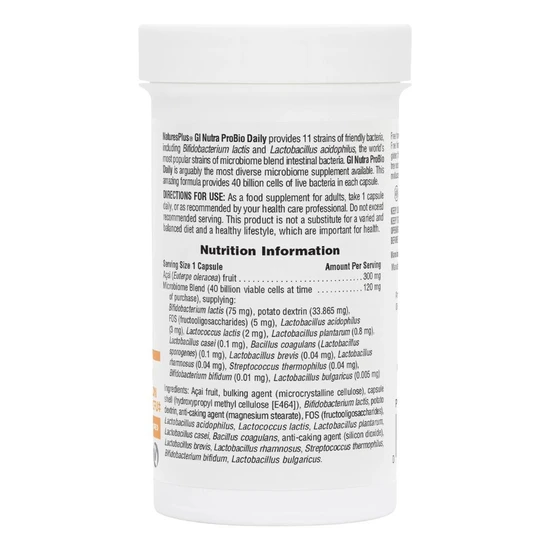 Nature's Plus Ultra Probiotics Vegicaps 30 Vegicaps