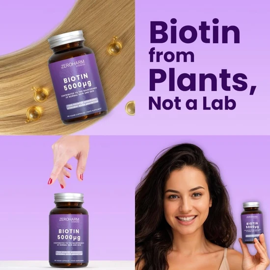 ZeroHarm Liposomal Biotin 5000ug Capsules 180 Capsules