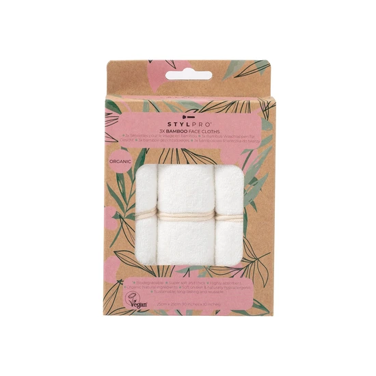 Stylpro Bamboo Face Cloths