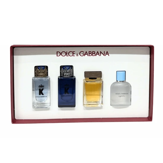 Dolce & Gabbana Men's Miniature Gift Set 4 x 5ml