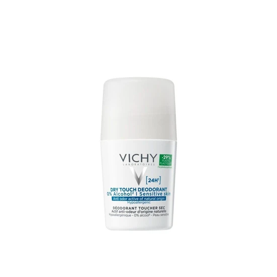 Vichy 24hr Deodorant Dry Touch Roll-On For Sensitive Skin 50ml