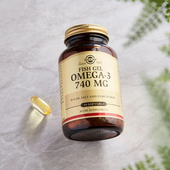 Solgar Fish Gel Omega-3 740mg x50