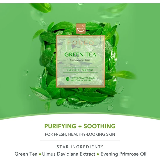 FOREO UFO Green Tea Purifying Face Mask 6 Pack