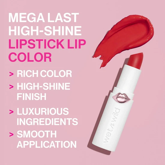 Wet N Wild Megalast Lipstick Shine Raining Rubies