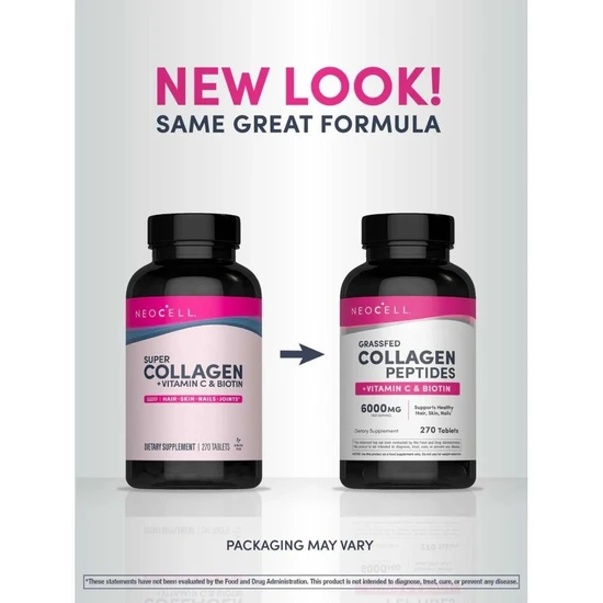 NeoCell Super Collagen + Vitamin C & Biotin 270 Tablets