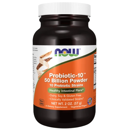 NOW Foods Probiotic-10 50 Billion Powder 57g