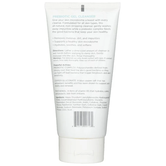 Stacked Skincare Prebiotic Gel Cleanser 180ml
