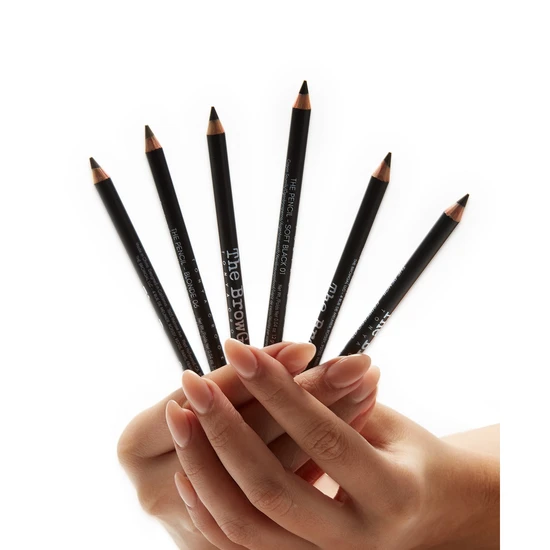 The Browgal Skinny Eyebrow Pencil 01 Black