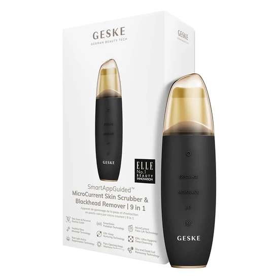 GESKE MicroCurrent Skin Scrubber & Blackhead Remover 9 In 1 Starlight