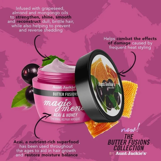 Aunt Jackie's Butter Fusions Magic Mend Thermal Repair Masque 227g