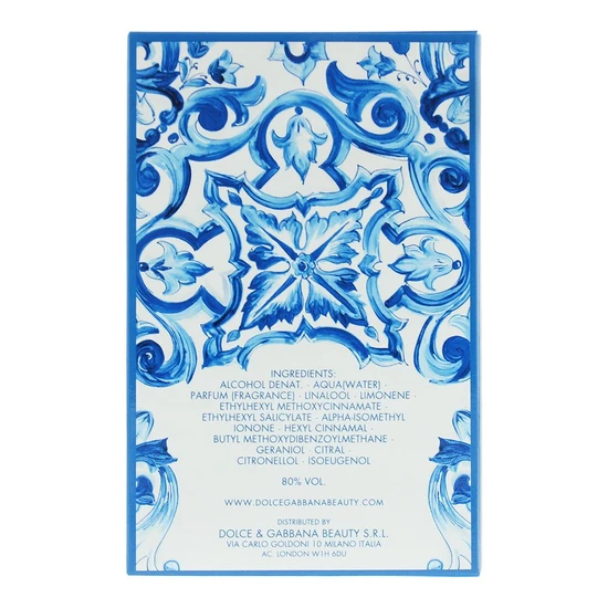 Dolce & Gabbana Light Blue Summer Vibes Pour Homme Eau De Toilette 125ml