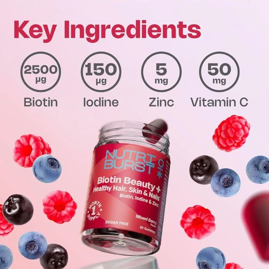 Nutriburst Biotin Beauty+ 30 Gummies