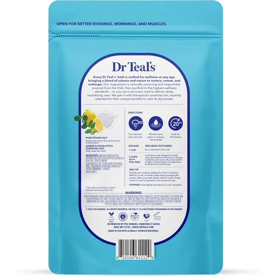 Dr Teal's Restorative Minerals Epsom Salts 1.36kg