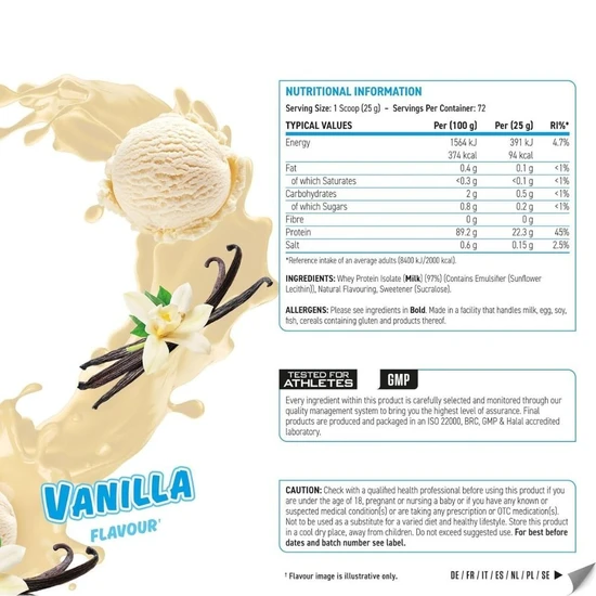 Applied Nutrition ISO-XP Whey Protein 1800g- Vanilla