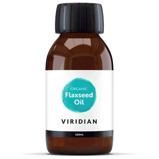 Viridian 100% Organic Golden Flaxseed Oil 200ml