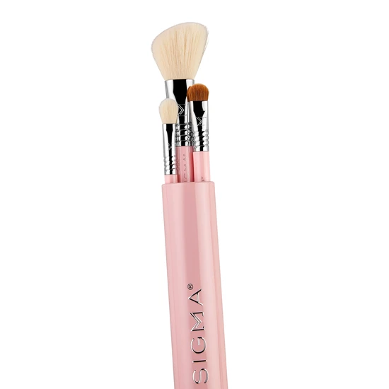 Sigma Beauty ESSENTIAL TRIO BRUSH SET Pink