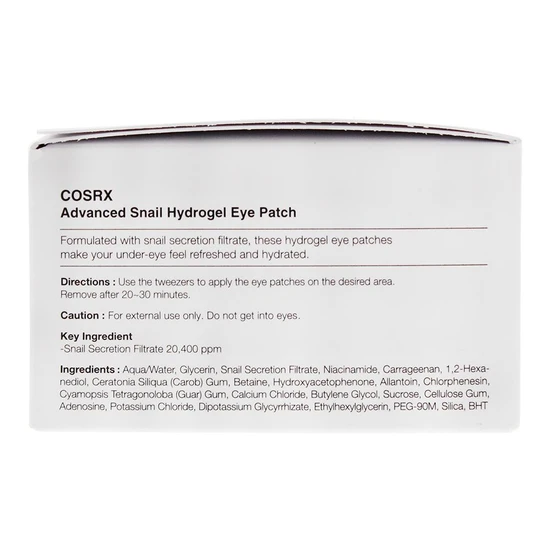CosRx Advanced Snail Hydrogel Eye Patch 60PCS