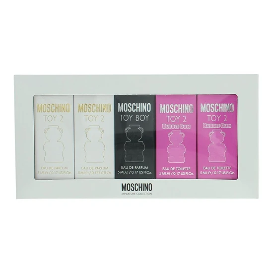 Moschino Toy Miniature Gift Set Eau De Parfum 5 x 5ml