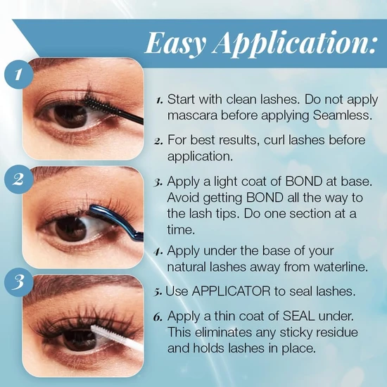 Ardell Seamless Underlash Extensions Faux Mink Refil