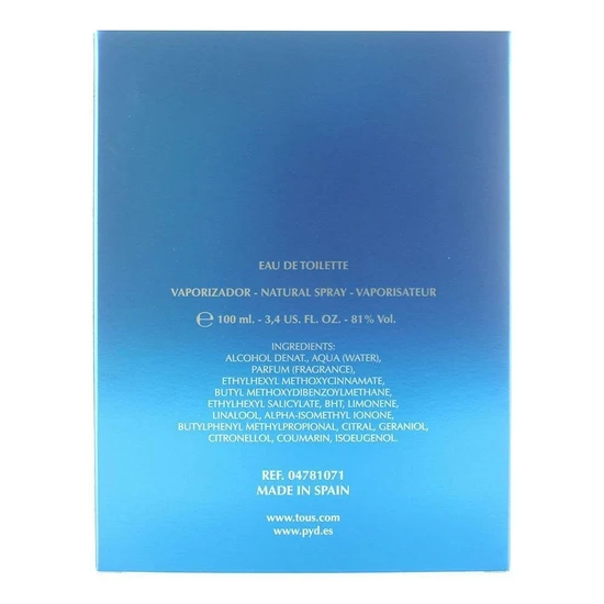 Tous Man Sport Eau De Toilette 100ml