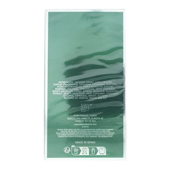 Paco Rabanne Pour Homme Eau De Toilette 100ml