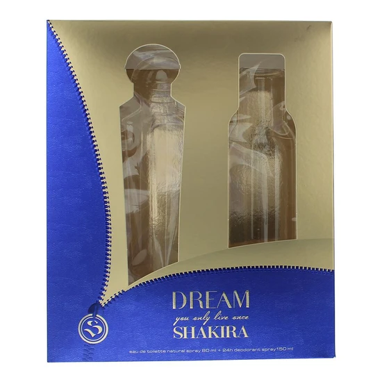 Shakira Dream You Only Live Once Eau De Toilette + Deodorant Spray Gift Set 80ml