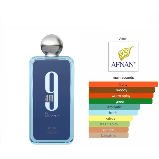 Afnan 9AM Dive Eau De Parfum 100ml