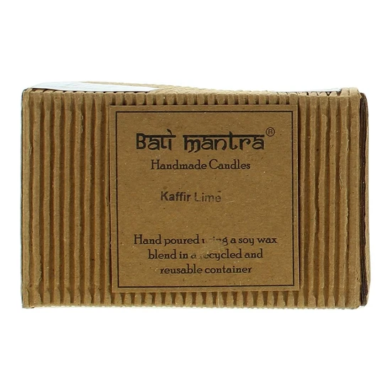 Bali Mantra Victorian Tin Round Kafir Lime Candle 280g