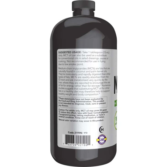 NOW Foods MCT Oil Pure Liquid 946ml